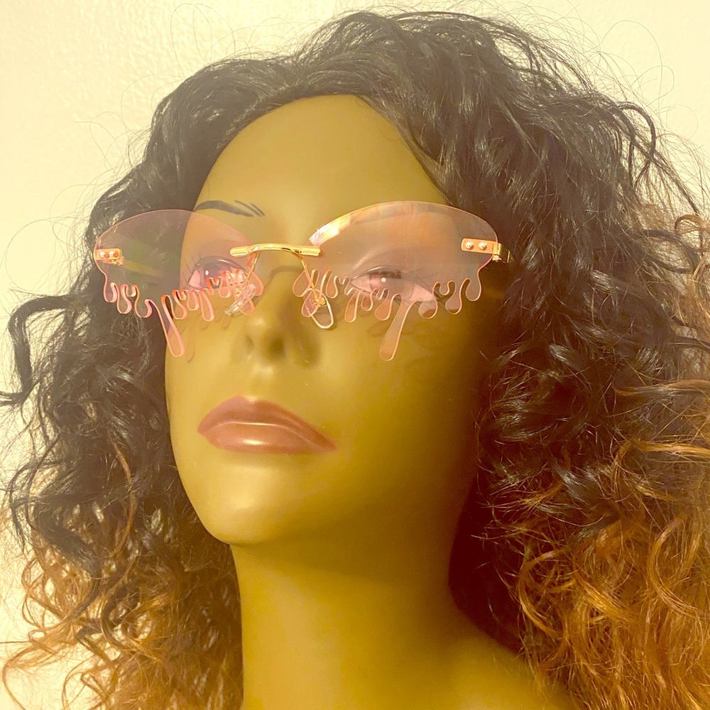Pink “Drip Drip” Sunglasses